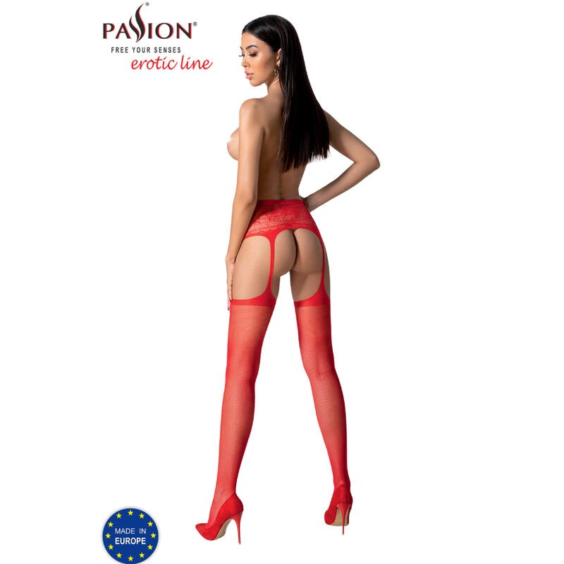 PASSION | S028 | Strip Panty Red One Size