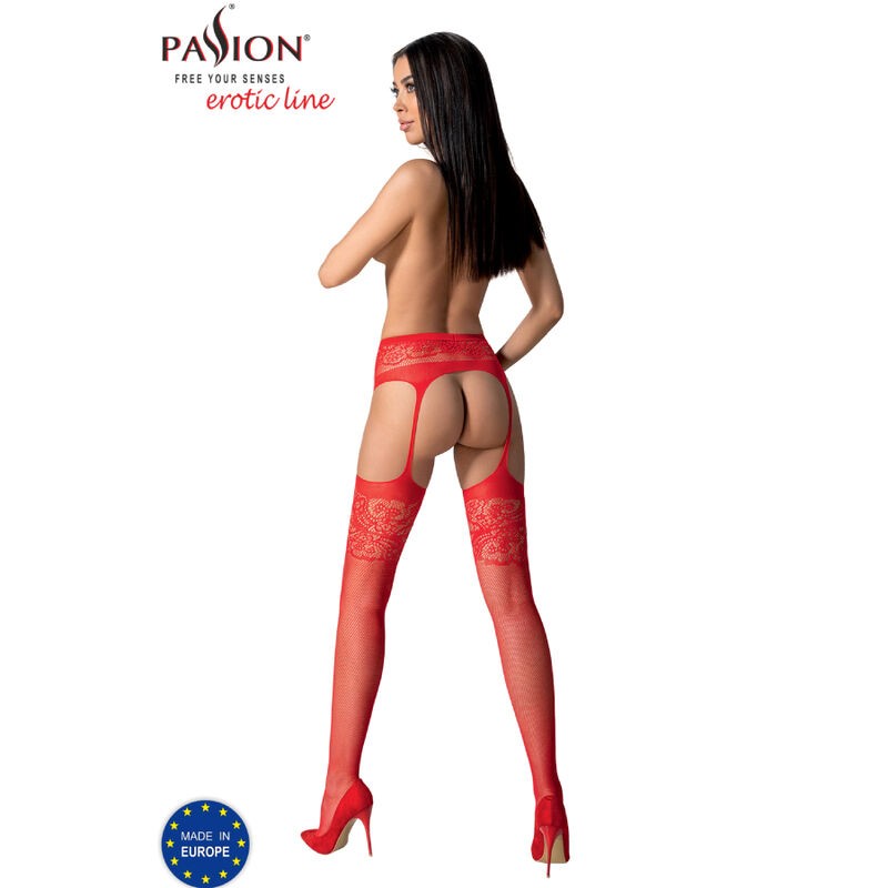 PASSION | S029 | Strip Panty Κόκκινο - One Size