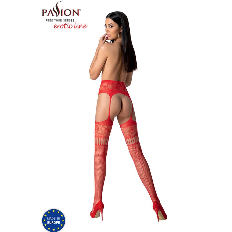 PASSION | S030 | Strip Panty Κόκκινο - One Size