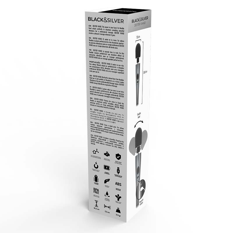 BLACK&SILVER | DEXTER | Wand Massager