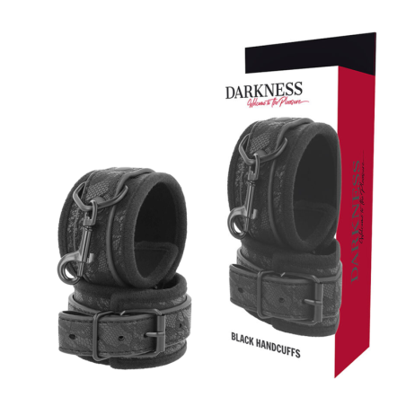 DARKNESS | LUXE | BDSM Χειροπέδες - Μαύρες