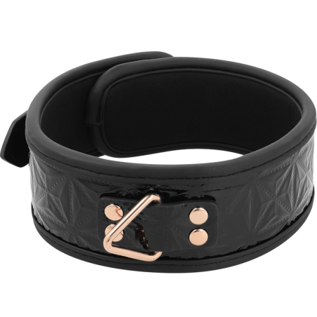 BEGME | Black Edition Premium Vegan Leather Collar With Neoprene Lining