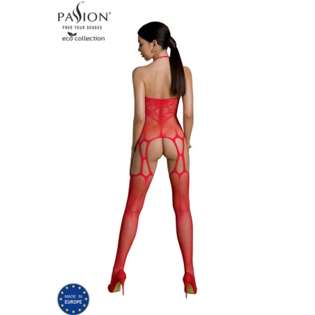 PASSION | ECO COLLECTION BODYSTOCKING ECO | BS002 - RED