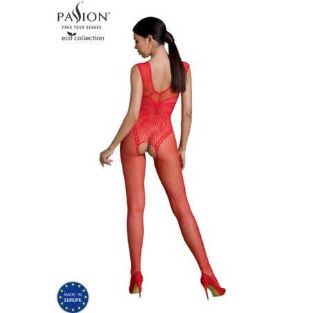 PASSION | BS003 | ECO COLLECTION BODYSTOCKING ECO - Κόκκινο