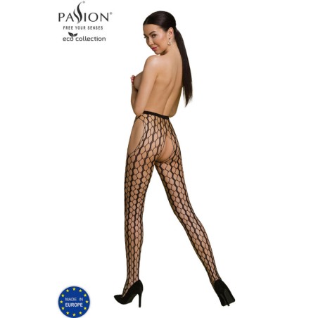 PASSION | ECO COLLECTION BODYSTOCKING | S007 - BLACK