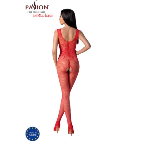 PASSION | BS098 | BODYSTOCKING - ONE SIZE - ΚΟΚΚΙΝΟ