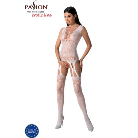 PASSION | BS099 | BODYSTOCKING - ONE SIZE - ΛΕΥΚΟ