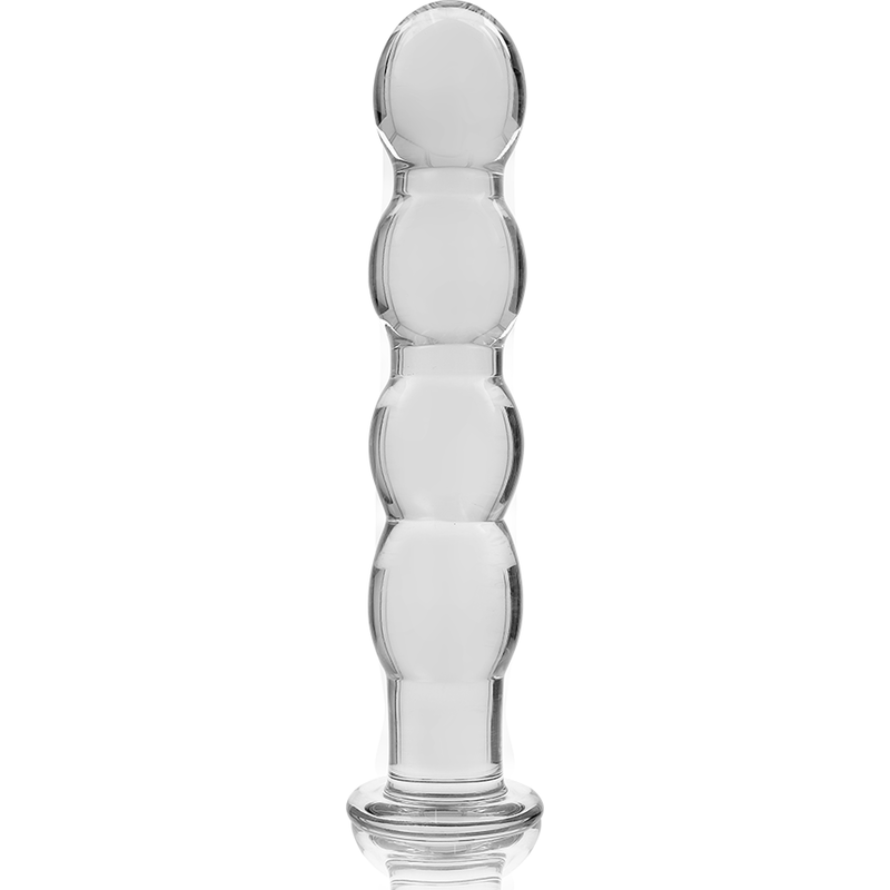 NEBULA SERIES BY IBIZA | MODEL 10 | DILDO BOROSILICATE GLASS 16.5 X 3.5 CM - CLEAR
