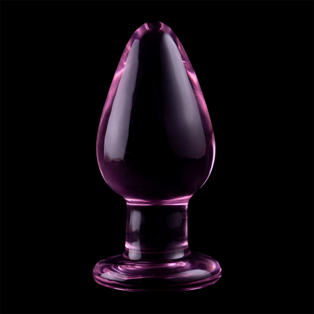 NEBULA SERIES BY IBIZA | MODEL 3 | ANAL PLUG BOROSILICATE GLASS 11 X 5 CM PINK