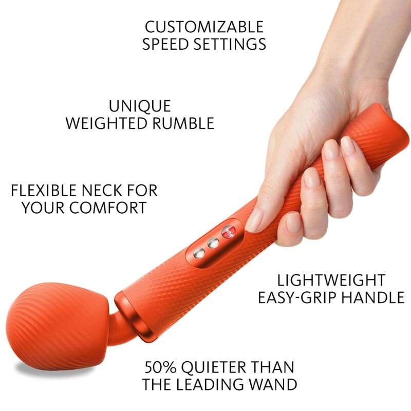 FUN FACTORY | VIM | Vibrating  Wand | SUNRISE ORANGE
