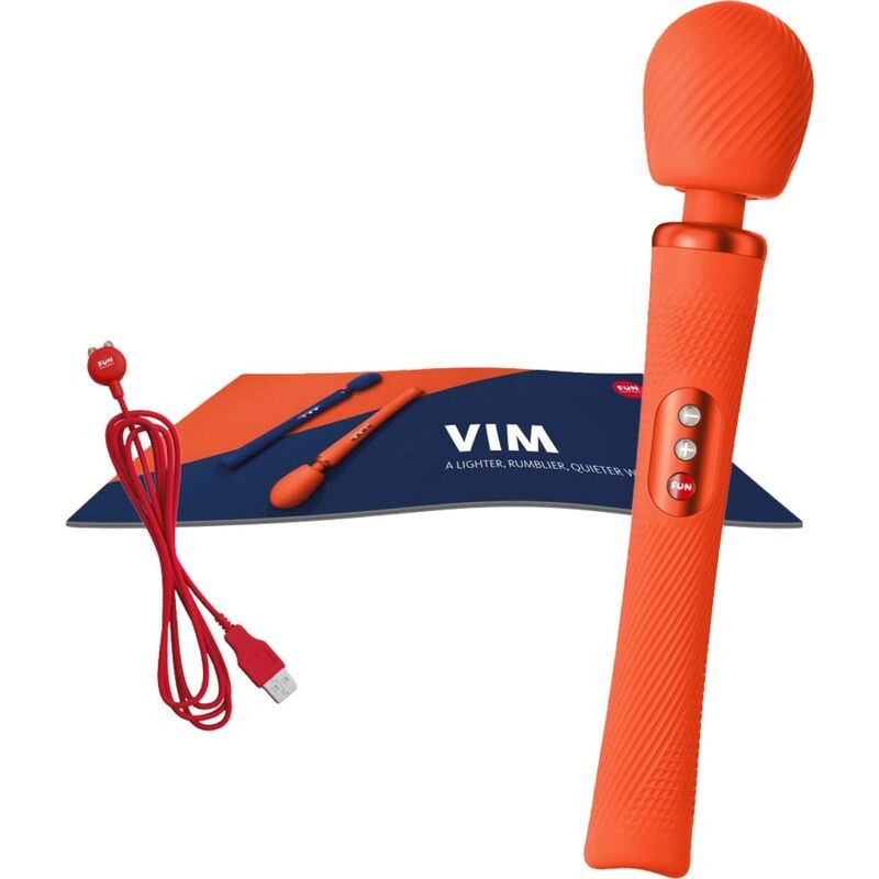 FUN FACTORY | VIM | Vibrating  Wand | SUNRISE ORANGE