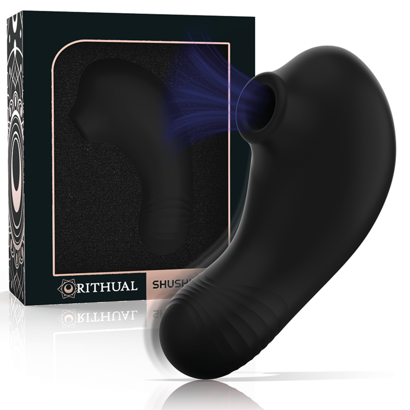 RITHUAL | SHUSHU | PRO STIMULATOR CLITORAL 2 POWERFULL MOTORS - BLACK