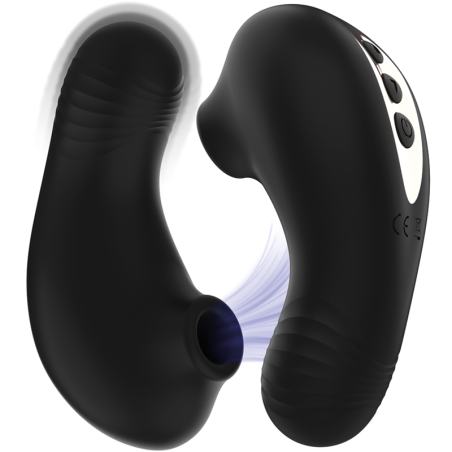 RITHUAL | SHUSHU | PRO STIMULATOR CLITORAL 2 POWERFULL MOTORS - BLACK