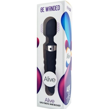 ALIVE | BE WANDED | VIBRATOR MASSAGER - BLACK