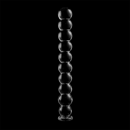 NEBULA SERIES BY IBIZA | MODEL 22 | DILDO BOROSILICATE GLASS - CLEAR