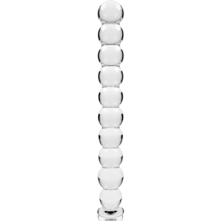 NEBULA SERIES BY IBIZA | MODEL 22 | DILDO BOROSILICATE GLASS - CLEAR