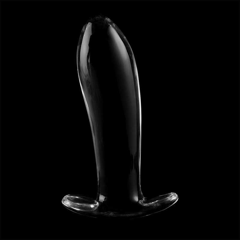 NEBULA SERIES BY IBIZA | MODEL 5 | ANAL PLUG BOROSILICATE GLASS - CLEAR