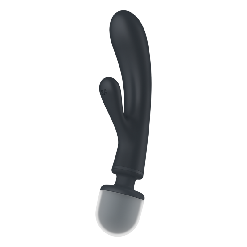 Triple Lover - Hybrid Wand Vibrator - Grey