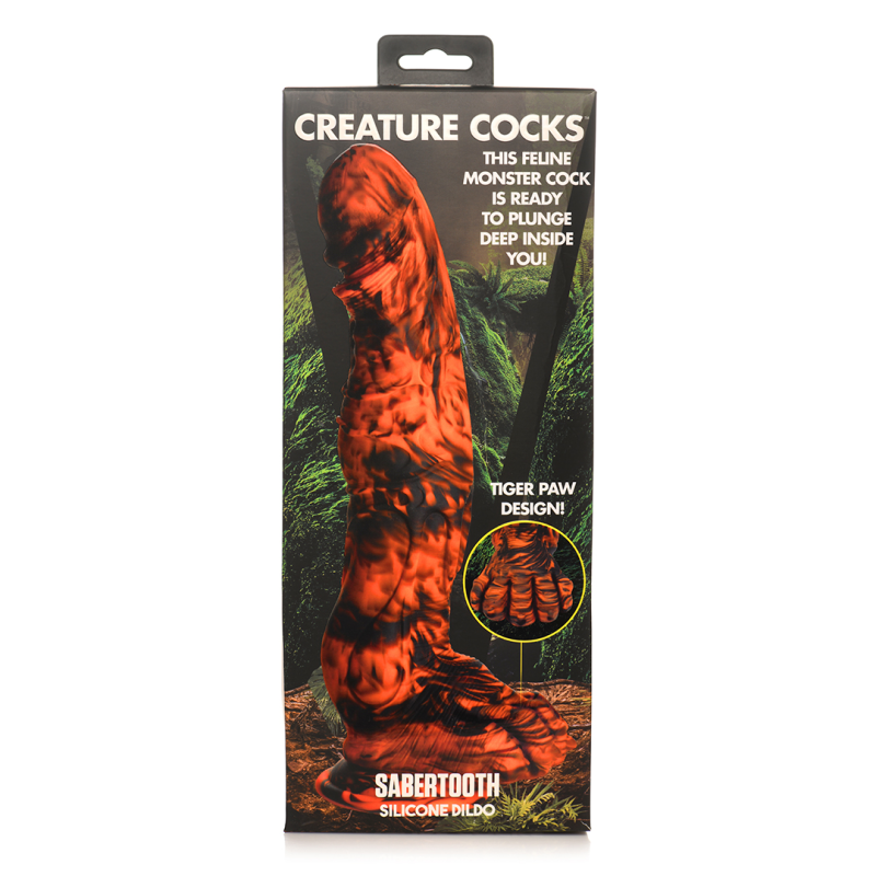 Sabretooth | Ομοίωμα Σιλικόνης - Orange/Black
