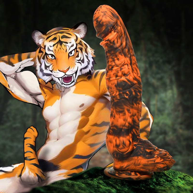Sabretooth | Ομοίωμα Σιλικόνης - Orange/Black