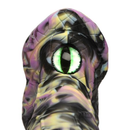 Cyclops Monster - Silicone Dildo - Yellow/Purple/Black