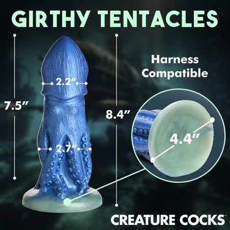 Cocktopus Octopus - Silicone Dildo - Blue