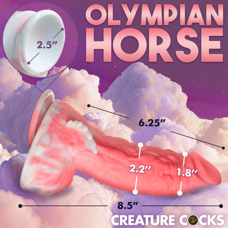 Pegasus - Pecker Winged Silicone Dildo - Pink