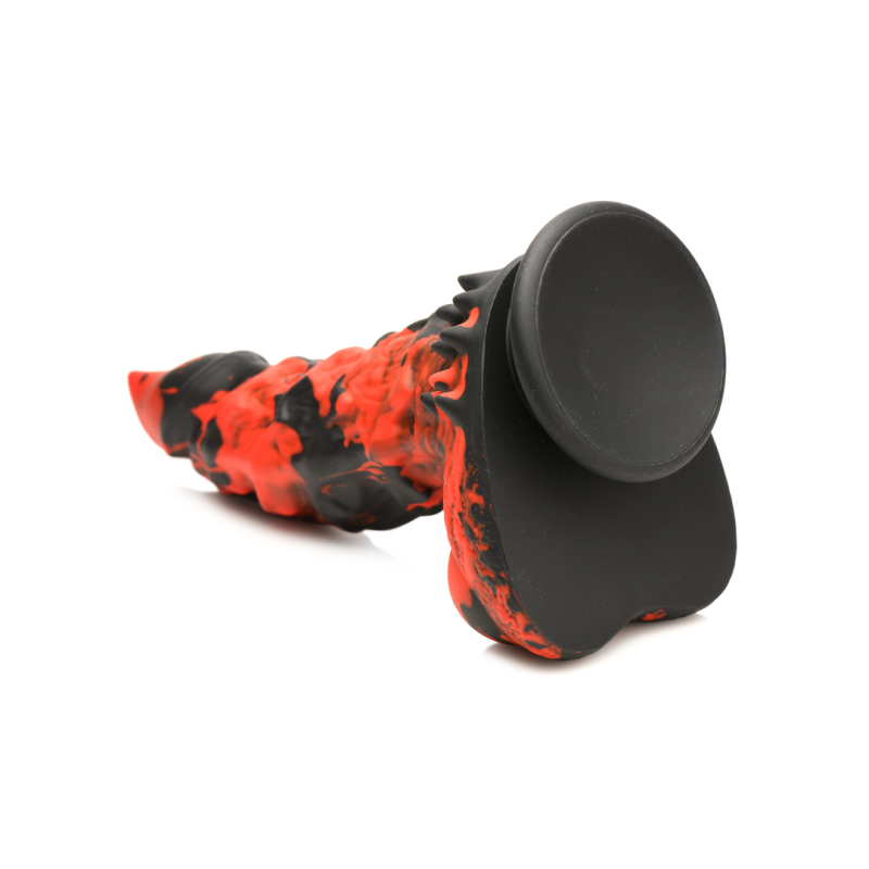 Fire Demon | Monster Dildo Σιλικόνης - Κόκκινο/ Μαύρο