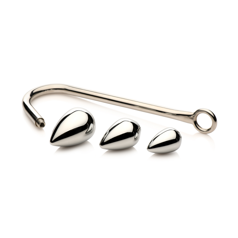 Anal Hook Trainer with 3 Plugs
