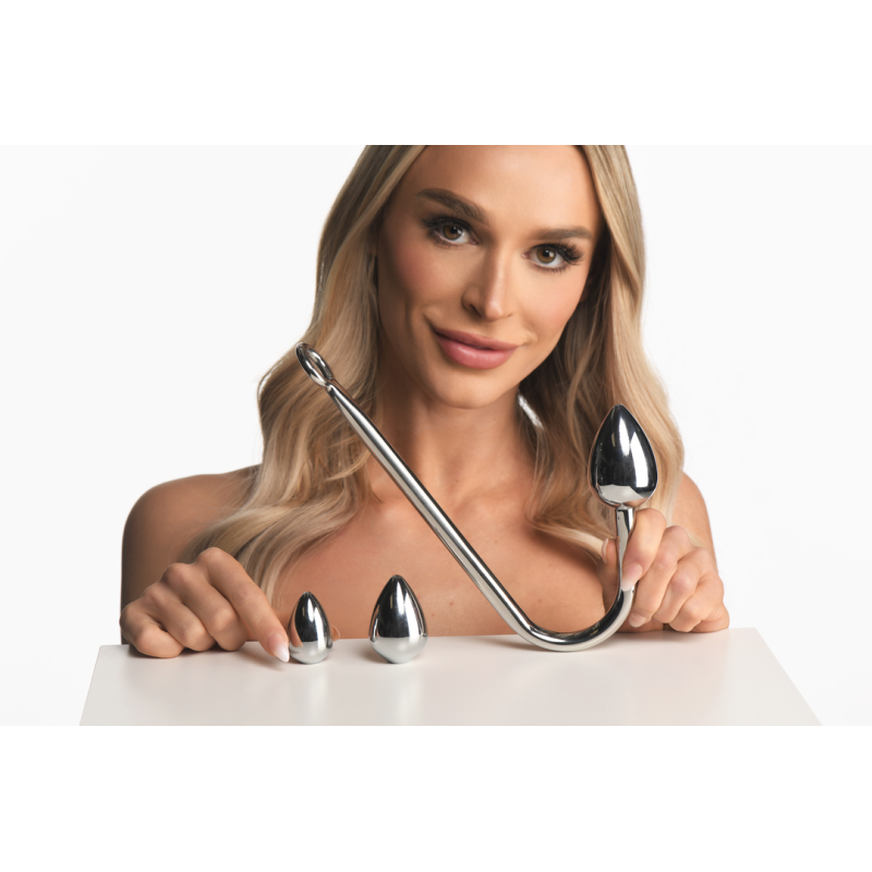 Anal Hook Trainer with 3 Plugs