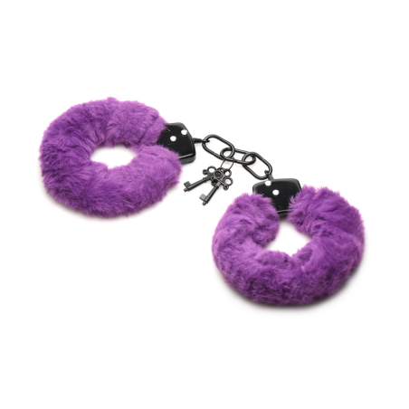 Master Series | Cuffed in Fur - Furry Handcuffs - Purple