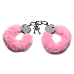 Master Series | Cuffed in Fur - Furry Handcuffs - Pink