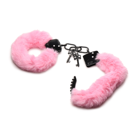 Master Series | Cuffed in Fur - Furry Handcuffs - Pink