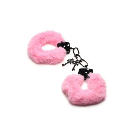 Master Series | Cuffed in Fur - Furry Handcuffs - Pink