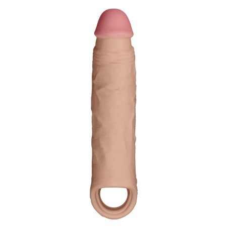 SHAFT SHEATH | MODEL F | 6.9 INCH LIQUID SILICONE SLEEVE - PINE