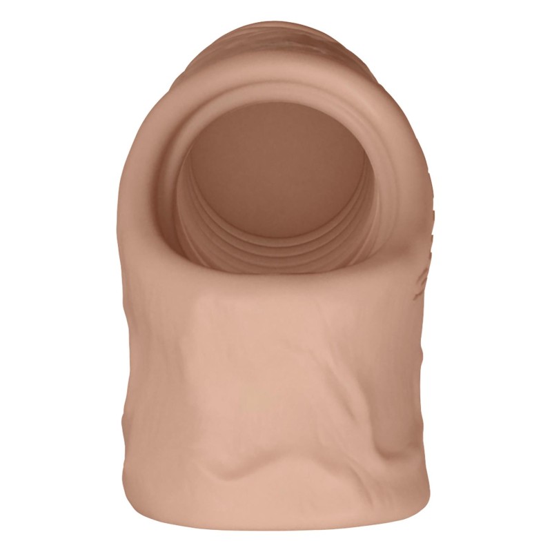SHAFT SHEATH | MODEL F | 6.9 INCH LIQUID SILICONE SLEEVE - PINE