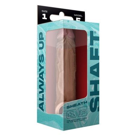 SHAFT SHEATH | MODEL F SIZE 1 | 20cm Προέκταση Πέους Σιλικόνης