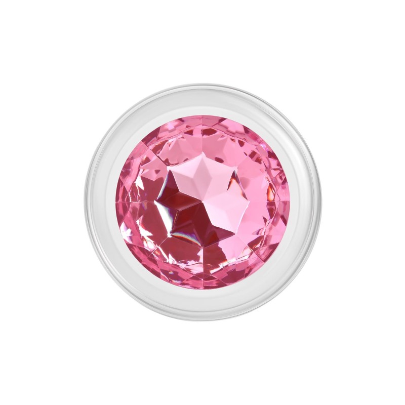 ADAM & EVE | PINK GEM | Γυάλινη Πρωκτική Σφήνα - Small