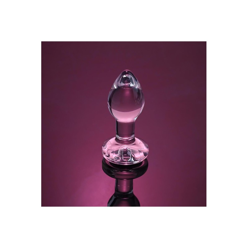 ADAM & EVE | PINK GEM GLASS PLUG - SMALL