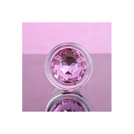 ADAM & EVE | PINK GEM | Γυάλινη Πρωκτική Σφήνα - Small