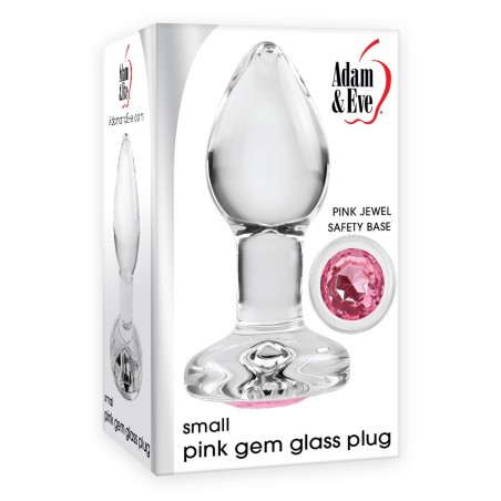 ADAM & EVE | PINK GEM | Γυάλινη Πρωκτική Σφήνα - Small