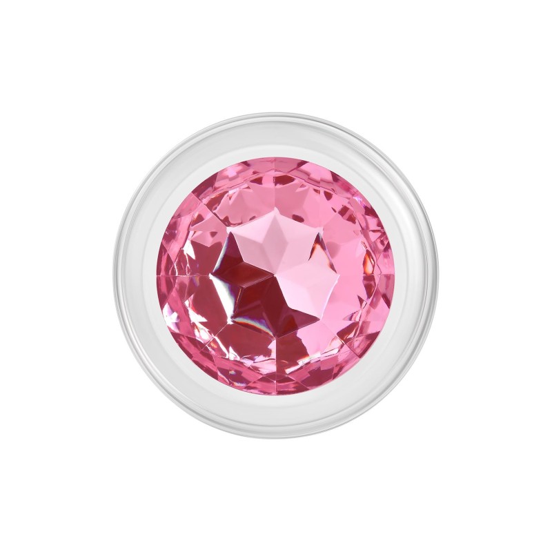 ADAM & EVE | PINK GEM | Γυάλινη Πρωκτική Σφήνα - Large