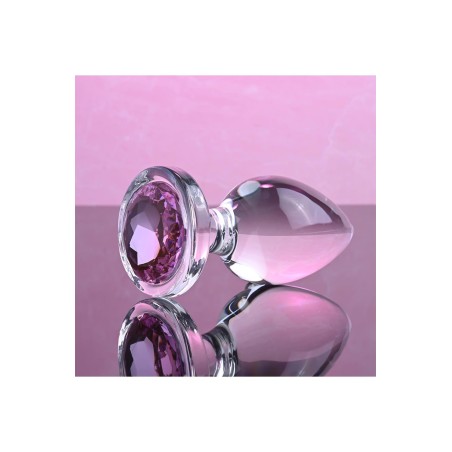 ADAM & EVE | PINK GEM | Γυάλινη Πρωκτική Σφήνα - Large