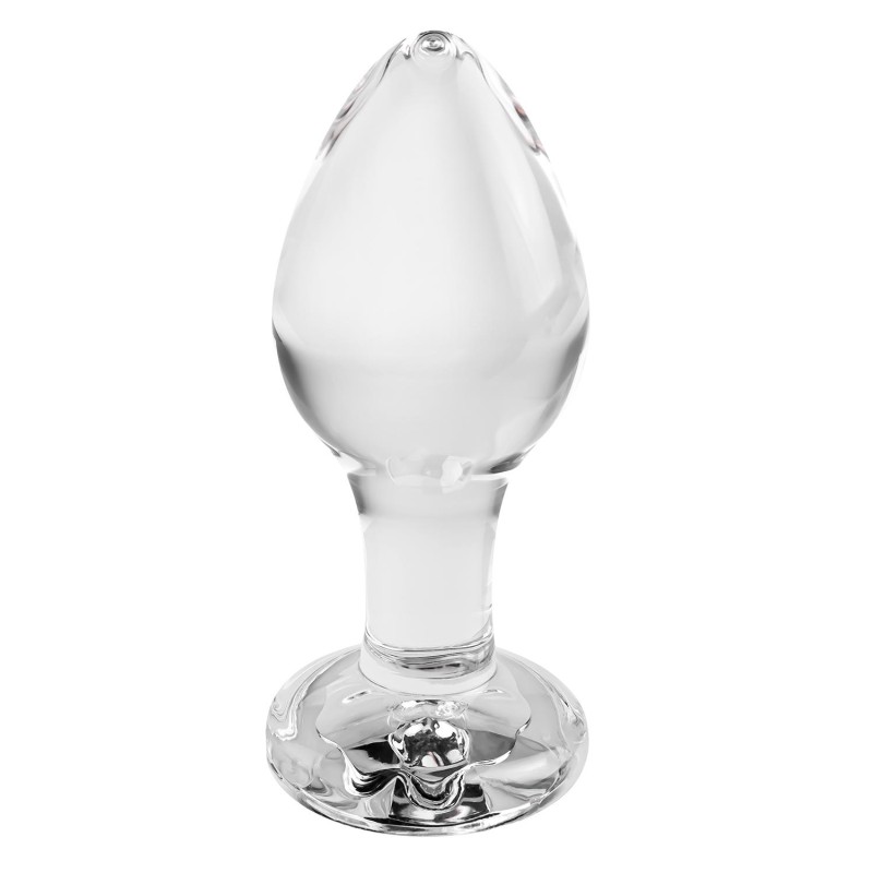 ADAM & EVE | RED GEM | GLASS BUTT PLUG - MEDIUM