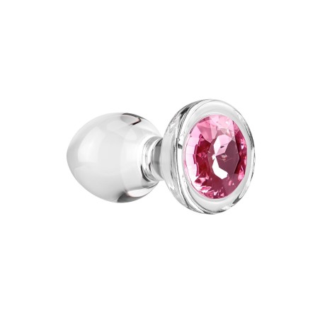 ADAM & EVE | RED GEM | Γυάλινη Πρωκτική Σφήνα - Medium