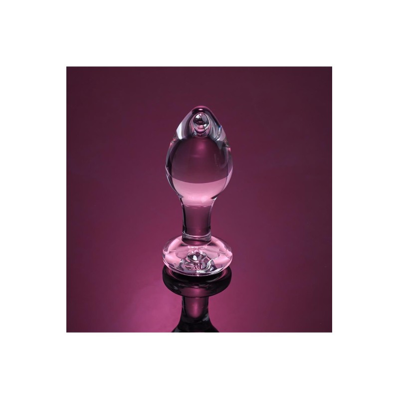 ADAM & EVE | RED GEM | GLASS BUTT PLUG - MEDIUM