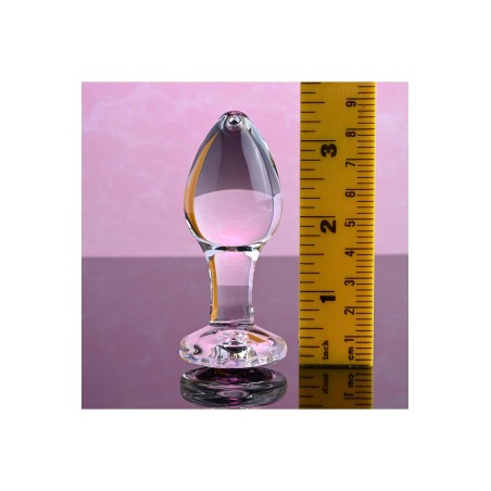 ADAM & EVE | RED GEM | GLASS BUTT PLUG - MEDIUM