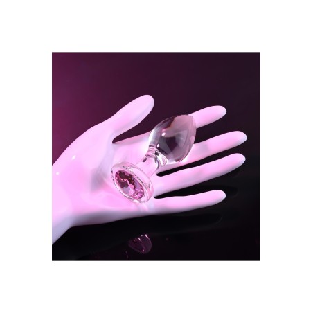 ADAM & EVE | RED GEM | GLASS BUTT PLUG - MEDIUM