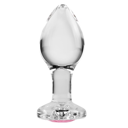ADAM & EVE | RED GEM | GLASS BUTT PLUG - MEDIUM