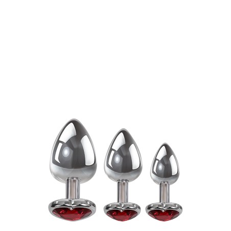 ADAM & EVE | THREE HEARTS GEM | Σετ Πρωκτικών Σφηνών